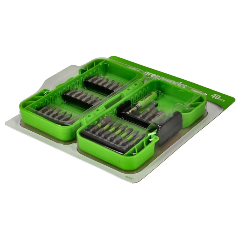 Alacsony ár Behajtó készlet Greenworks APT-40IRDK-GW 40 darabos