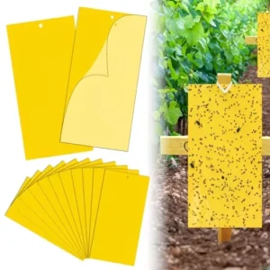 20 darabos sárga kártevőcsapda készlet – 20x10 cm 57MV35X66K Azonnali szállítás